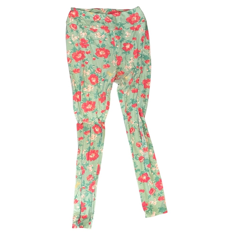 LuLaRoe Floral leggings OS